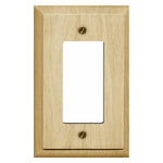 Traditional Unfinished Wood Wallplate, 4-411 (Rocker 4-411R)