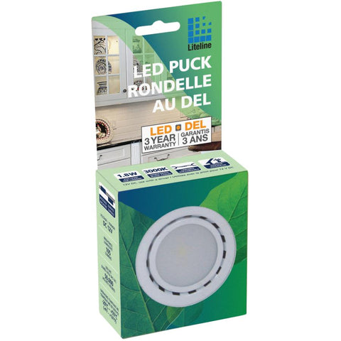 Liteline Corporation UCP-LED1-WH LED Puck Light, 12V, White