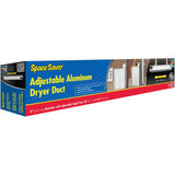 Dundas Jafine UD48 Space Saver Aluminum Dryer Venting Duct, 4"/90 Inlet, 90 Outet