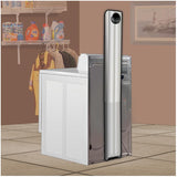 Dundas Jafine UD48 Space Saver Aluminum Dryer Venting Duct, 4"/90 Inlet, 90 Outet