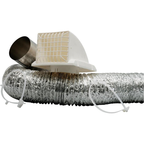 Dundas Jafine TD48PMKZW6 ProMax Dryer Vent Kit, 4"x8'