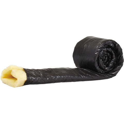 Dundas Jafine Duct Insulation Sleeve, Black Jacket, 4" x 10'