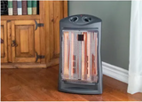 1500W Infrared Quartz Heater - with Thermostat, Black