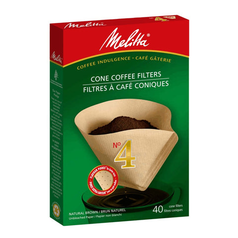 #4 Cone Coffee Filters - 40 Pack