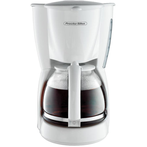 12 Cup White Cone Coffee Maker