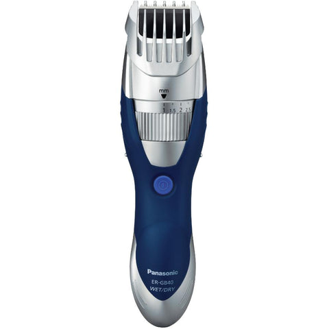 Panasonic ERGB40S Milano Rechargeable Wet/Dry Beard Trimmer, Silver