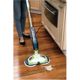 SpinWave Hard Floor Mop - with 2 Soft Touch Pads + 2 Scrubby Pads