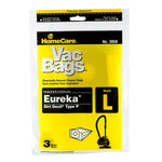 Type L Eureka Canister Vacuum Cleaner Bag - 3 Pack