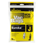 Type J Eureka Vacuum Cleaner Bag - Microfiltration, 3 Pack