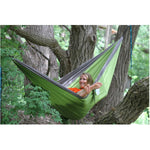 Vivere Parachute Nylon Double Hammock, Storm/Apple