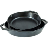 Lodge L10SKL Dual-Handle Cast Iron Pan 12", Black