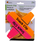 Snack Bag Clips - Assorted Colours, 2 Pack