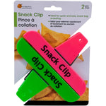 Snack Bag Clips - Assorted Colours, 2 Pack