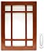 Heath Zenith SL-7611-03 Wireless Doorbell Kit with 150ft. Range and Wood Covering for Chime, Brown