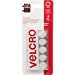 Velcro Usa Consumer Pdts 90070 Sticky Back 5/8-In. Coins, White, 15-Ct. - Quantity 6