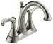 Delta Faucet 25939LF-SS Carlisle Two Handle Centerset Bathroom Faucet, Stainless