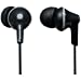 Panasonic RPTCM125K ErgoFit In-Ear Earbud Headphones with Mic and Controller, Black