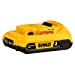 DEWALT DCB203 20V Max 2.0AH Compact Li-Ion Battery Pack, Yellow, 7.00in. x 7.00in. x 3.00in (Packaging may vary)