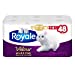 Royale Velour, Plush & Thick Toilet Paper, 12 Mega equal 48 rolls, 284 bath tissues per roll