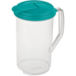 Plastic Beverage Pitcher with Lid - 1.89 L