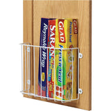 White Wire Food Wrap Organizer