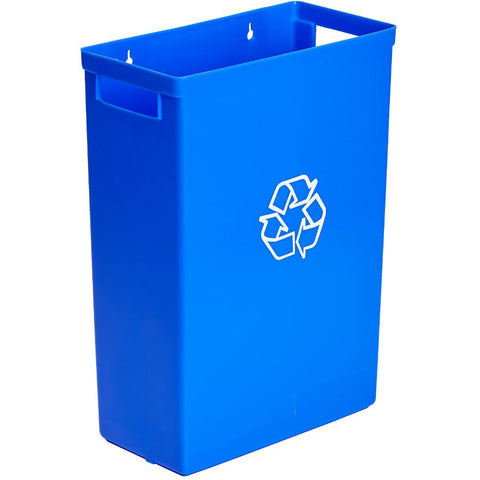 Hanging Recycle Bin - Blue, 12" x 6" x 16"