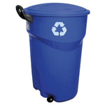 Rubbermaid 121L Recycle Container Wheeled-RCYBL