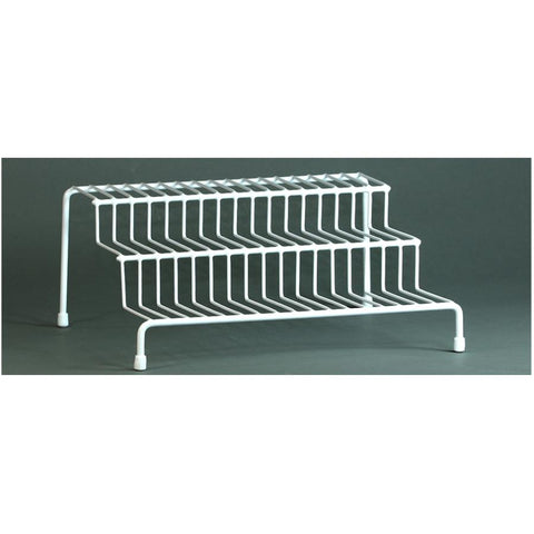12" White Wire 3 Tier Rack Organizer
