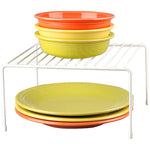 11" x 10" x 5.5" White Wire Cupboard Shelf