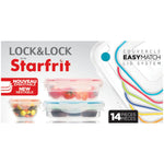 LocknLock Easy Match Container Set - 14 Pc