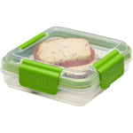 Starfrit 095451-006-0000 Easy Lunch Square Sandwich Container, Green