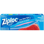 Ziploc Freezer Bags with Double Zipper Seal and Easy Open Tabs - Large - 28 Count