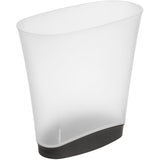 Sterilite 10303V06 2.4GAL Slim Wastebasket, Clear