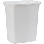 13 inch(s) x 9 inch(s) x 15 inch(s) 21L Heavy Duty White Wastebasket
