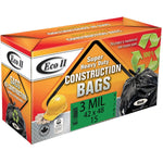 15 Pack 42 inch(s) x 48 inch(s) 3.0 Mil Black Heavy Duty Garbage Bags