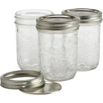 12 Pack 500mL Wide Mason Jars