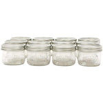 12 Pack 250mL Salmon Wide Mason Jars