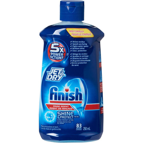 Finish Jet-Dry, Dishwasher Rinse Aid, Original, 250ml, Dishwasher Rinse Agent & Drying Agent