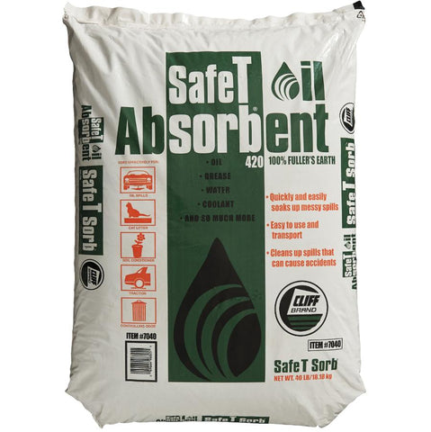 Safe T Sorb Premium Oil and Grease Absorbent - 40 lb