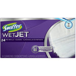 Swiffer PGC 08443 WetJet System Refill Cloths, 11.3" x 5.4", White (Pack of 24)