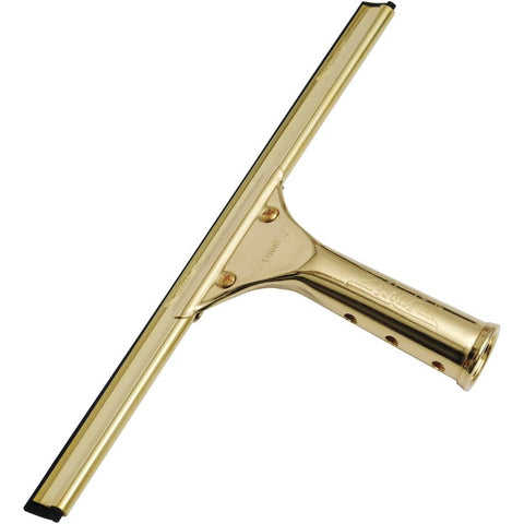 Ettore, 10012 Proseries Brass Squeegee, 12-Inch, 1 Count