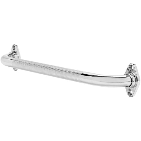 1" x 16" Knurled Grab Bar - Chrome