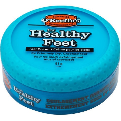 O'Keeffe's Healthy Feet Foot Cream Relieves and Repairs Extremely Dry Cracked Feet Instantly Boosts Moisture 3.2 oz / 90.7 g Jar (Pack of 1) K1320013