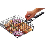 GrillPro 24876 Deluxe Non Stick Broiler Basket with Detachable Handle