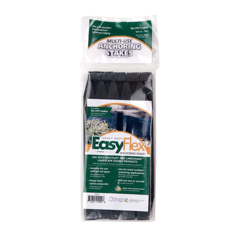 Dimex EasyFlex Nylon Landscape Edging Anchoring Stakes, 10 Count, 10-Inch Length (1940-10)