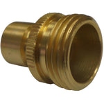 1/2" Male Aluminum Quick Connector, with Brass Finish