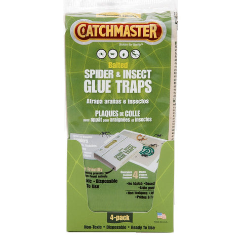 Spider and Insect Glue Traps - Non-Toxic, 4 Pack