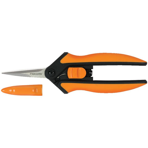 Fiskars 99216935J Softouch Micro-Tip Pruning Snip, Gray, 1 Units