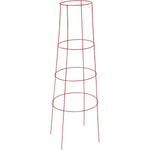 18 inch(s) x 47 inch(s) Red Inverted Four Ring Tomato/Flower Cage