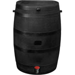 RTS Companies Home Accents 50-Gallon Eco Rain Water Collection Barrel, Black